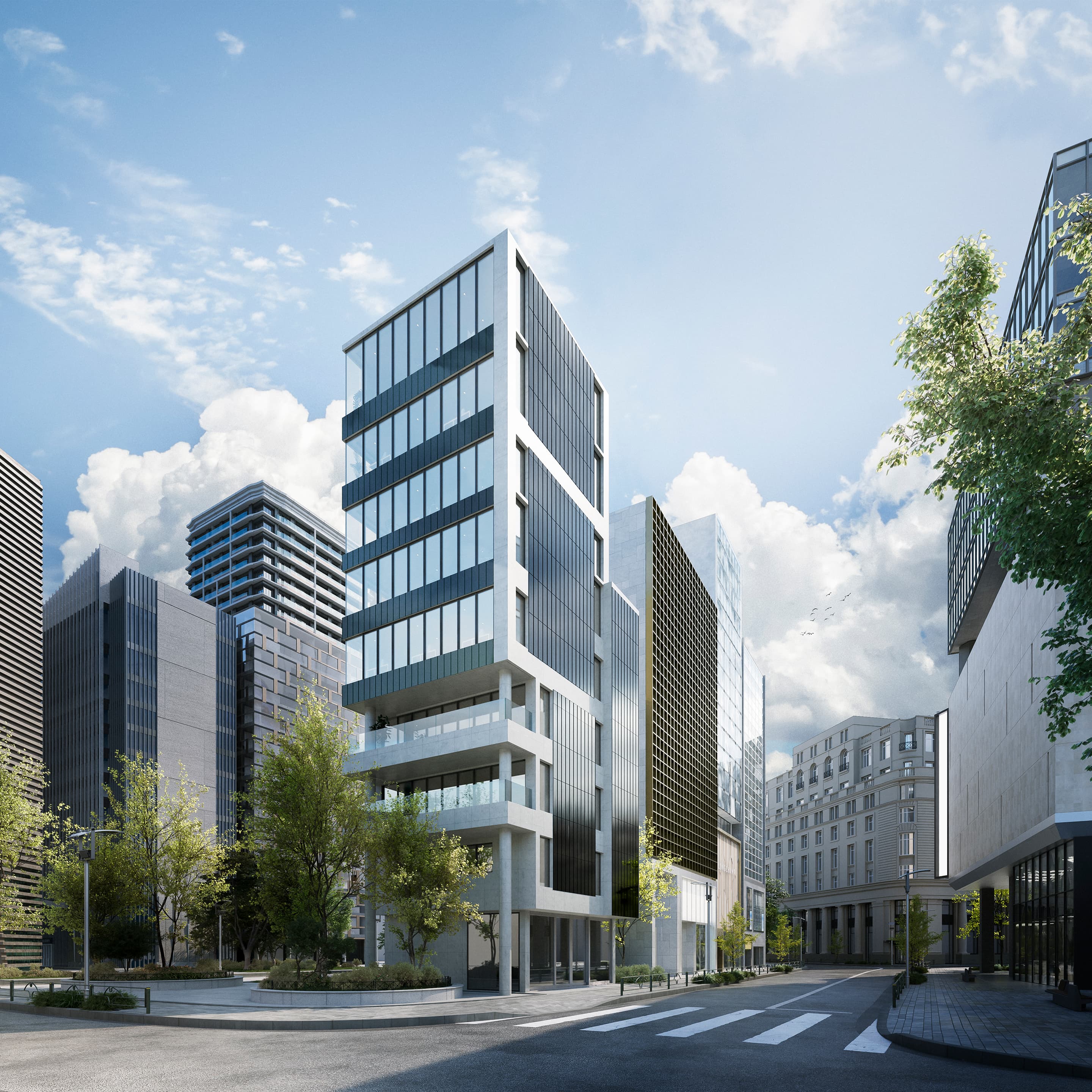 壁面を活用し発電量をアップ