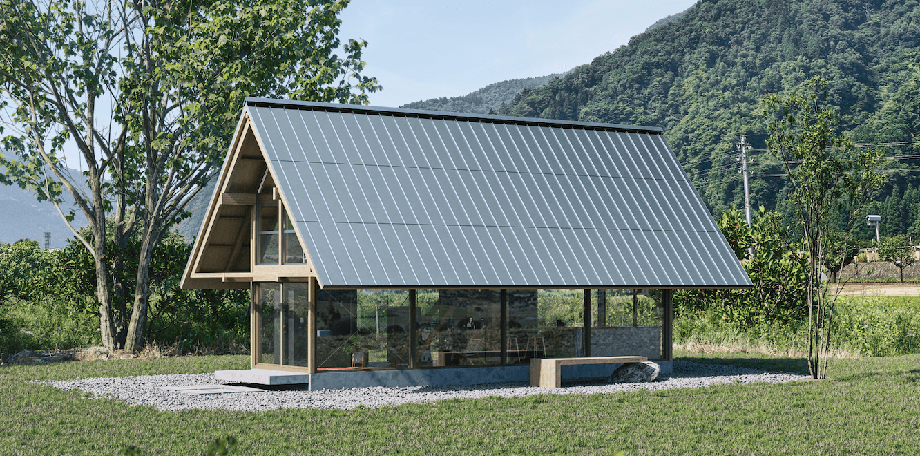 roof-1 silver CGI in Akiya image